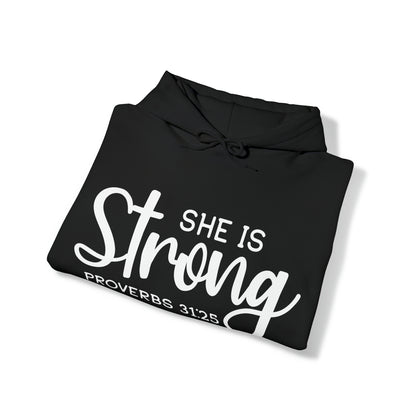 She Is Strong Unisex Heavy Blend™ Hooded Sweatshirt