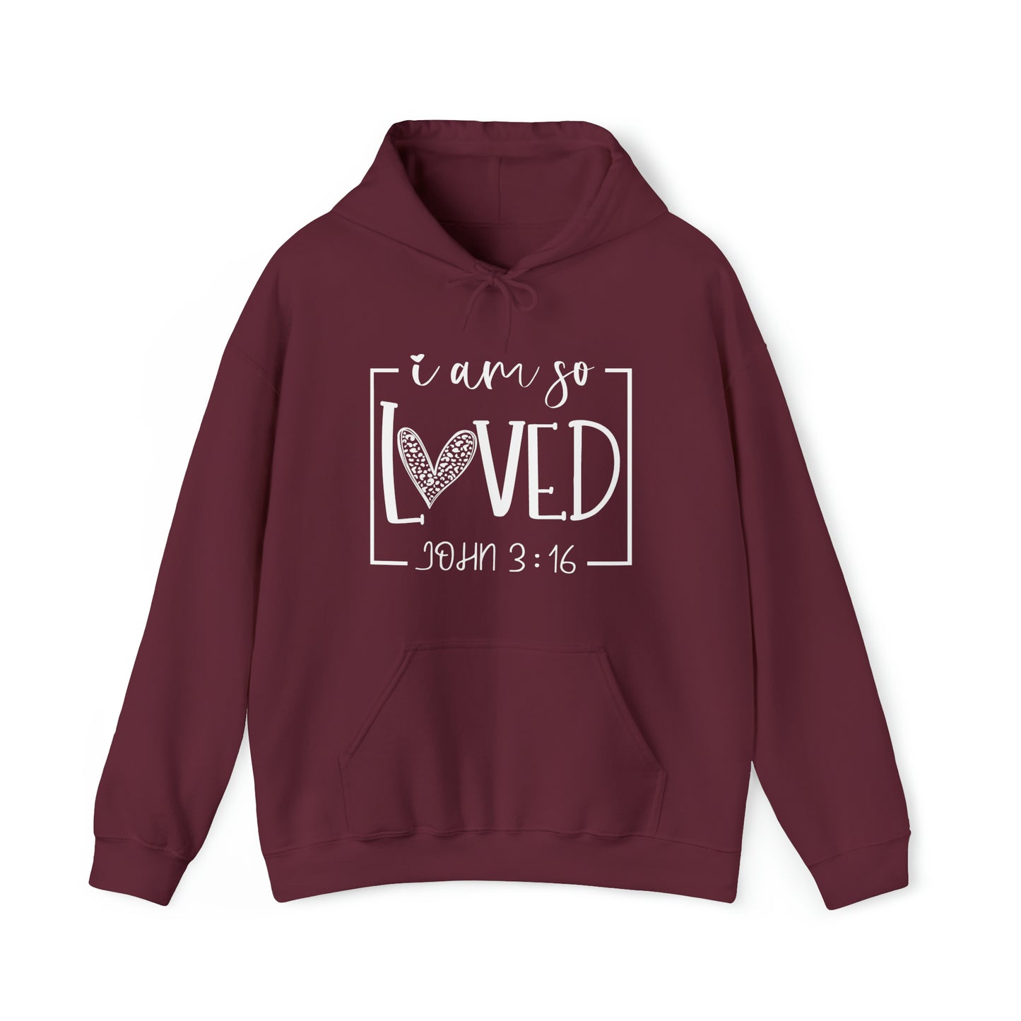 I Am So Loved Unisex Heavy Blend™ Hooded Sweatshirt