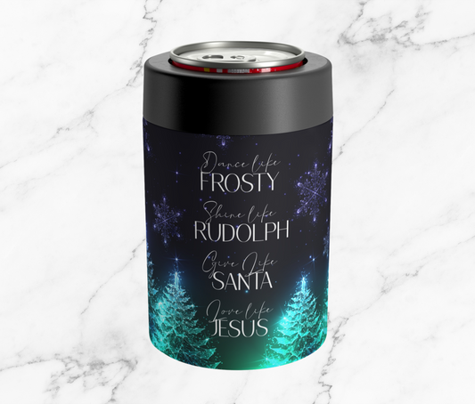 Christmas w/Jesus 12oz Can Holder