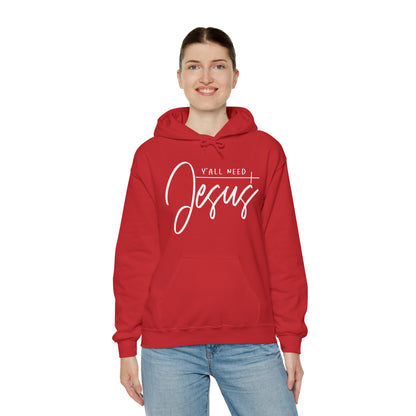 Ya'll Need Jesus Unisex Heavy Blend™ Hooded Sweatshirt