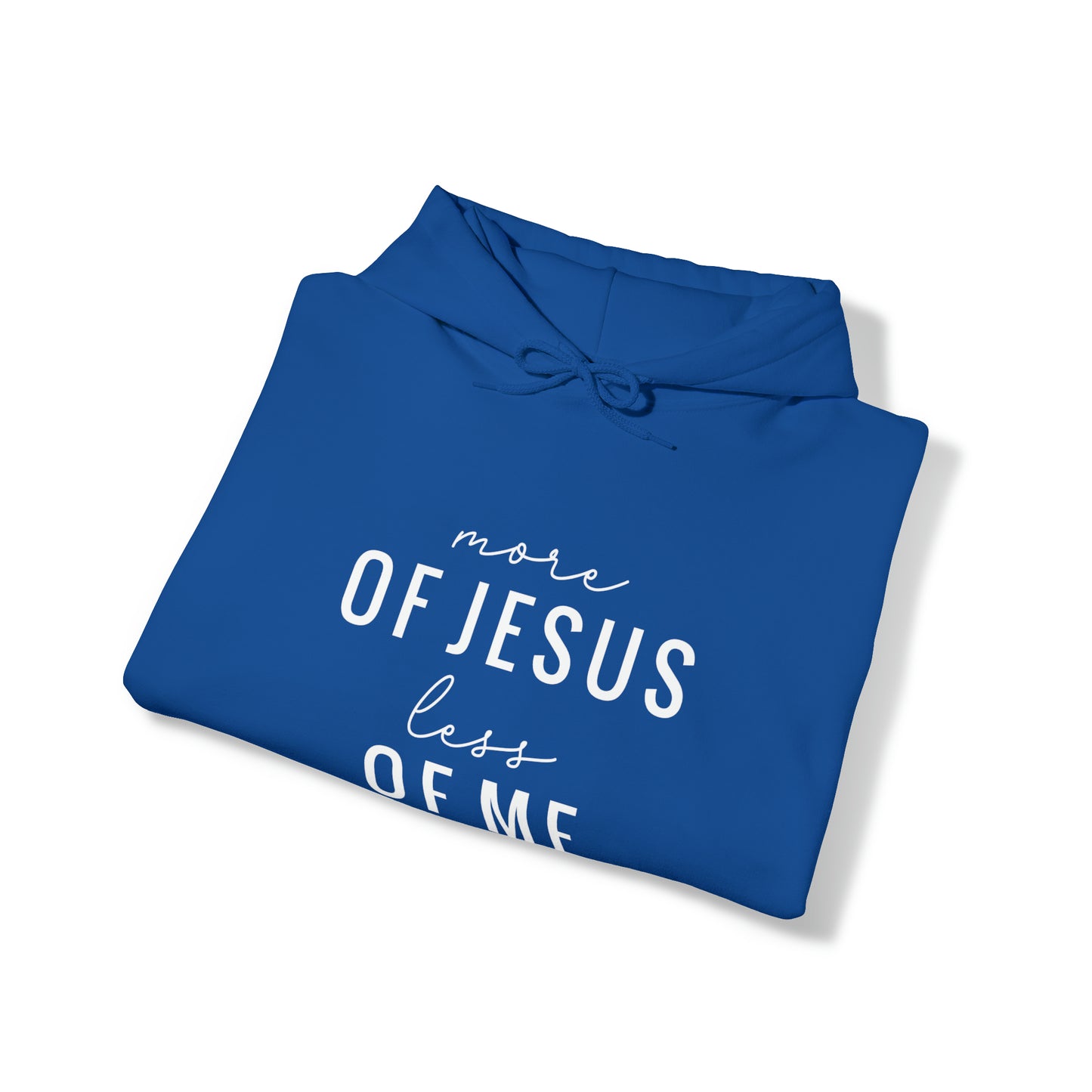 More of Jesus Less of Me Unisex Heavy Blend™ Hooded Sweatshirt