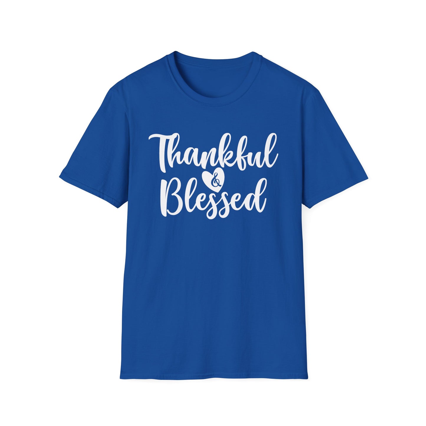 Thankful & Blessed Unisex Softstyle T-Shirt