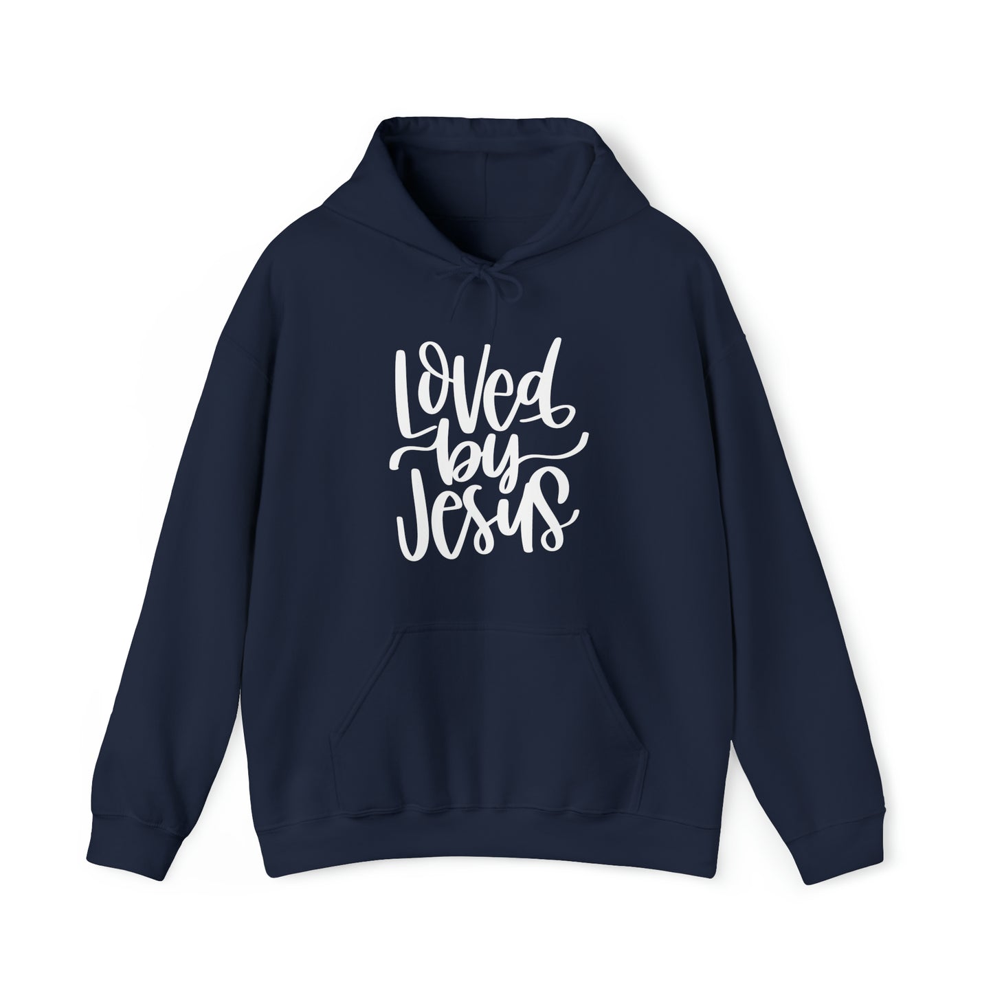 Loved By Jesus Unisex Heavy Blend™ Hooded Sweatshirt