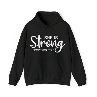 She Is Strong Unisex Heavy Blend™ Hooded Sweatshirt
