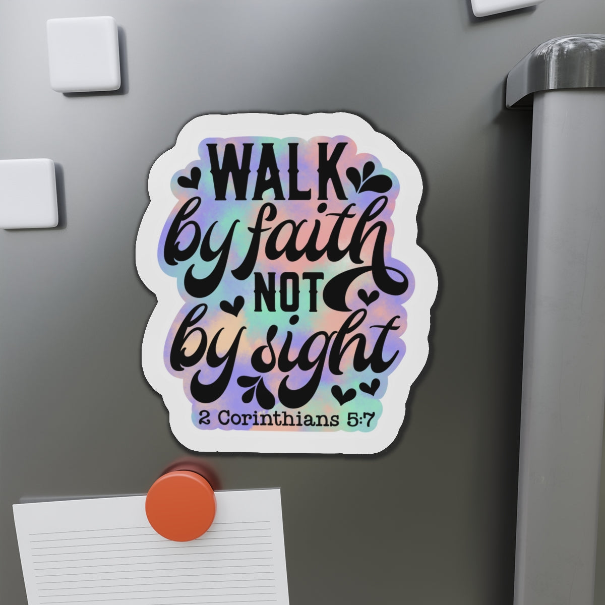 Walk By Faith Die-Cut Magnets