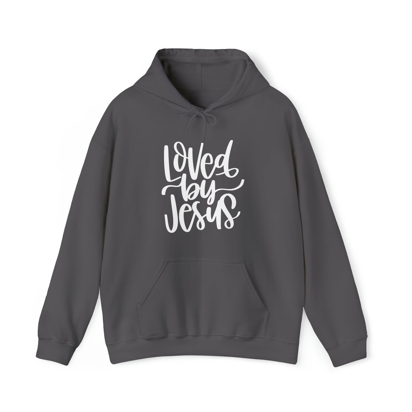 Loved By Jesus Unisex Heavy Blend™ Hooded Sweatshirt