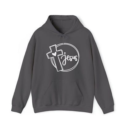 Love Jesus Unisex Heavy Blend™ Hooded Sweatshirt