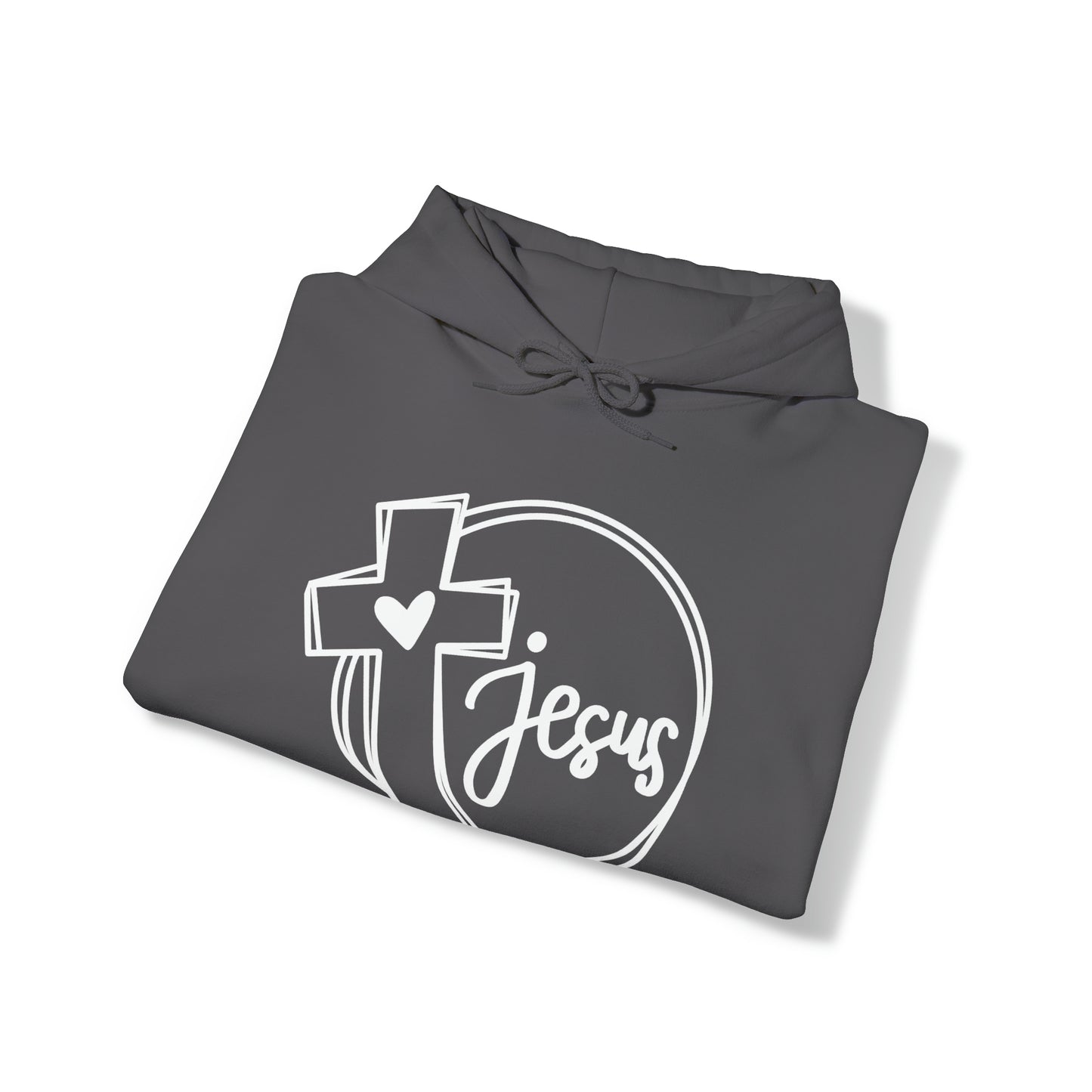Love Jesus Unisex Heavy Blend™ Hooded Sweatshirt