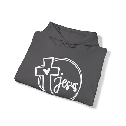 Love Jesus Unisex Heavy Blend™ Hooded Sweatshirt