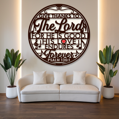 Give Thanks To The Lord