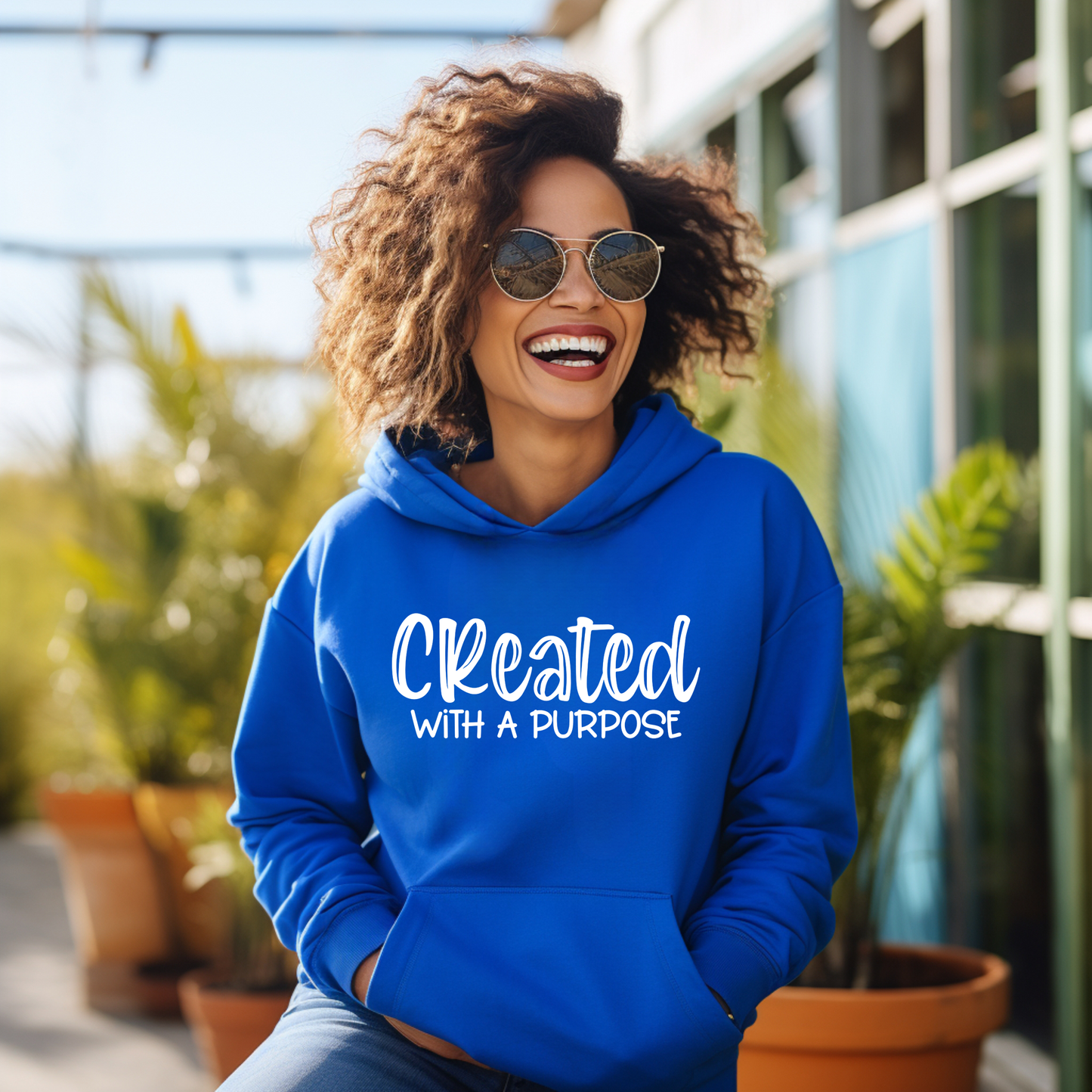 Created With A Purpose Unisex Heavy Blend™ Hooded Sweatshirt