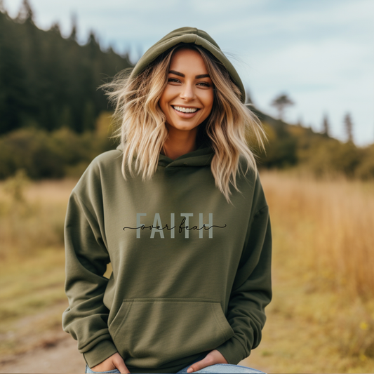 Faith Over Fear Hooded Sweatshirt