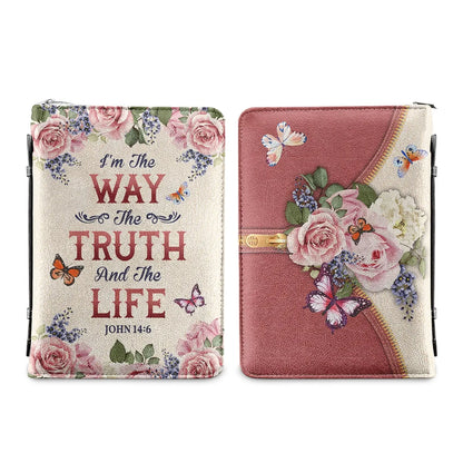 I Am The Way... Personalized PU Leather Christian Bible Cover