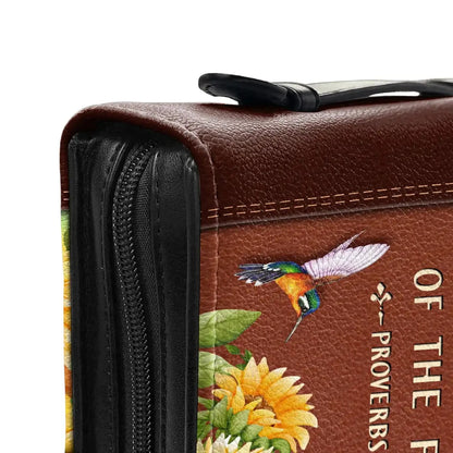 Sunflower Personalized PU Leather Christian Bible Cover