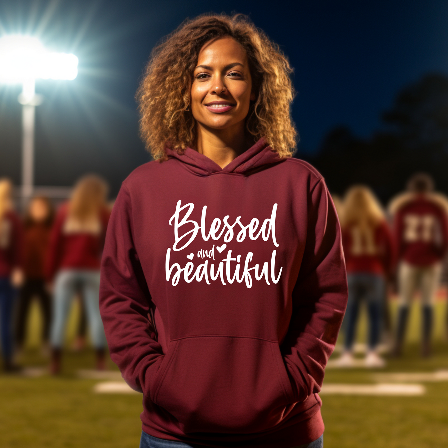 Blessed and Beautiful Unisex Heavy Blend™ Hooded Sweatshirt