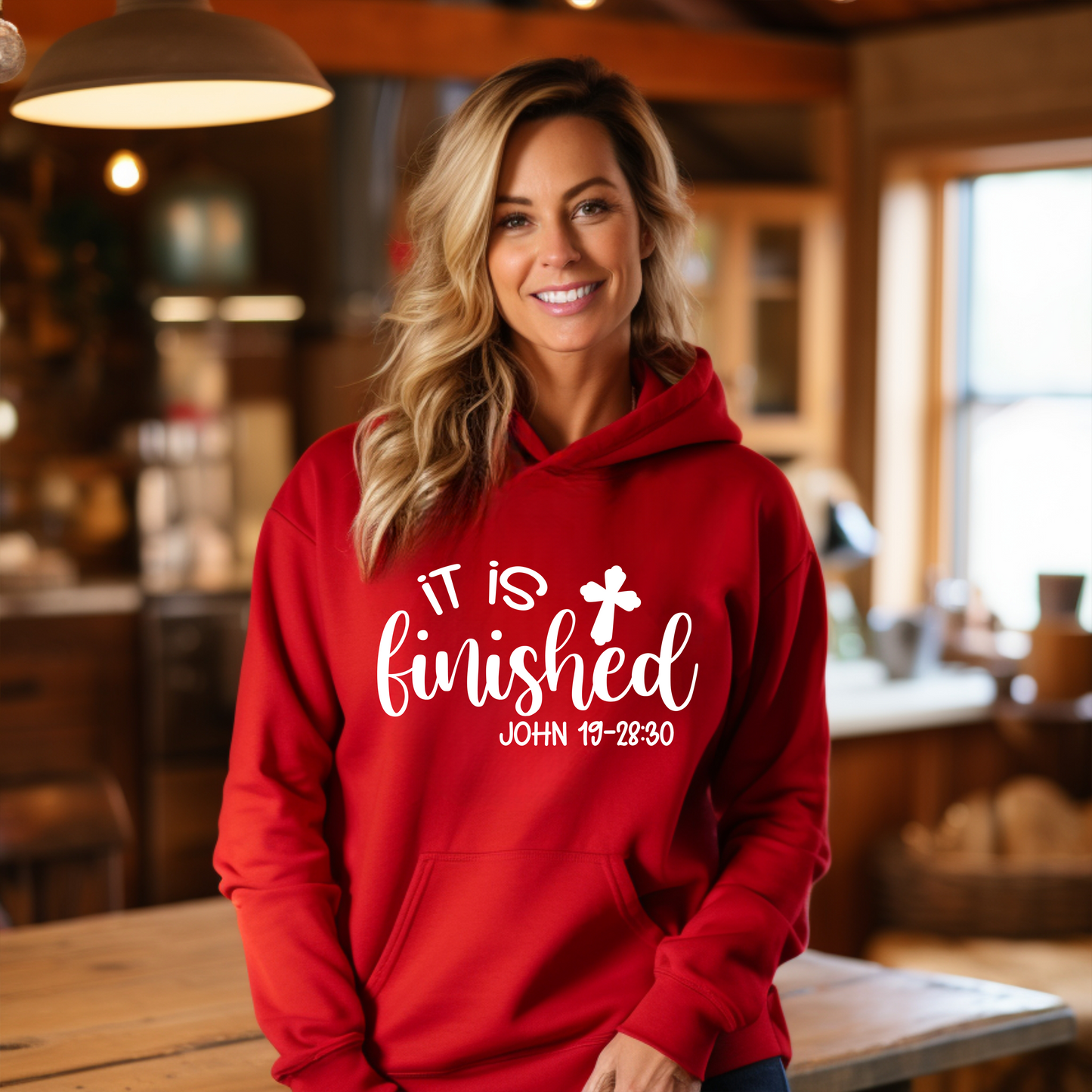 It Is Finished Unisex Heavy Blend™ Hooded Sweatshirt