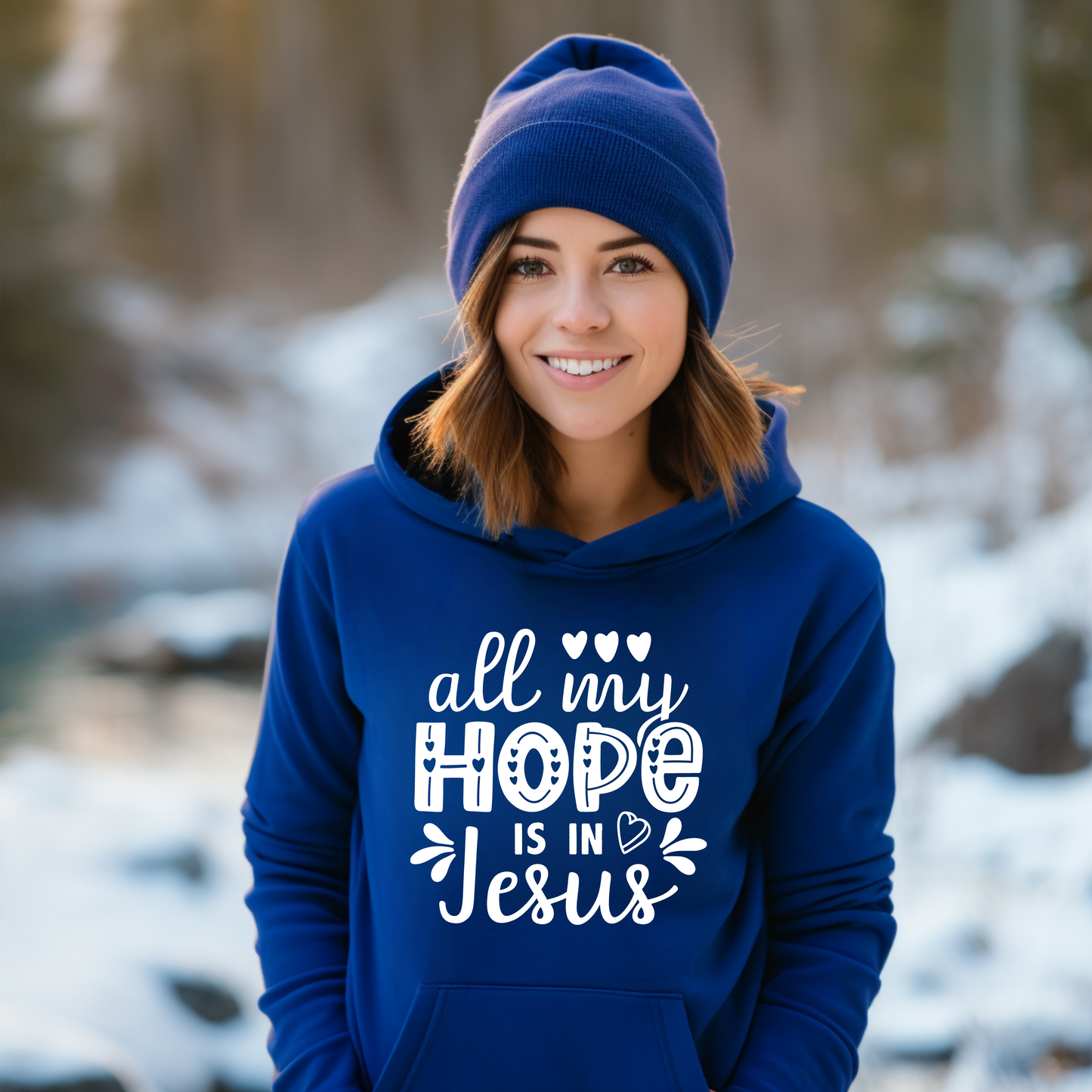 Hope In Jesus Unisex Heavy Blend™ Hooded Sweatshirt