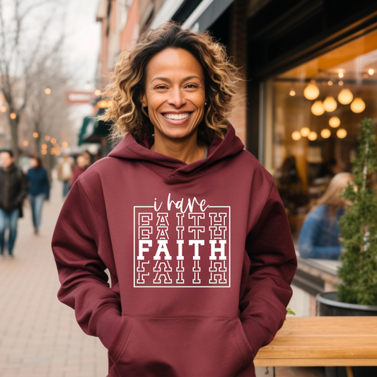 I Have Faith Unisex Heavy Blend™ Hooded Sweatshirt