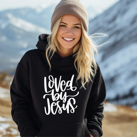 Loved By Jesus Unisex Heavy Blend™ Hooded Sweatshirt