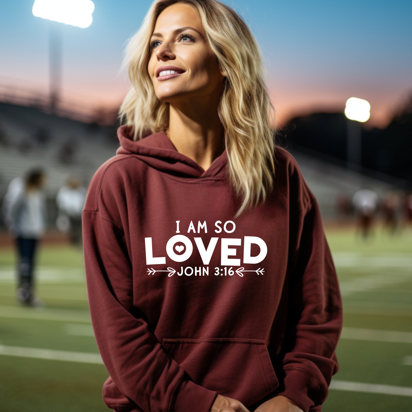 I Am So Loved Unisex Heavy Blend™ Hooded Sweatshirt