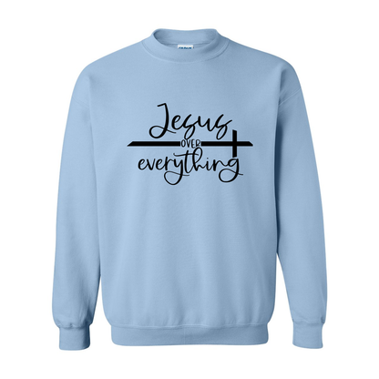 Jesus Over Everything Crewneck Sweatshirt