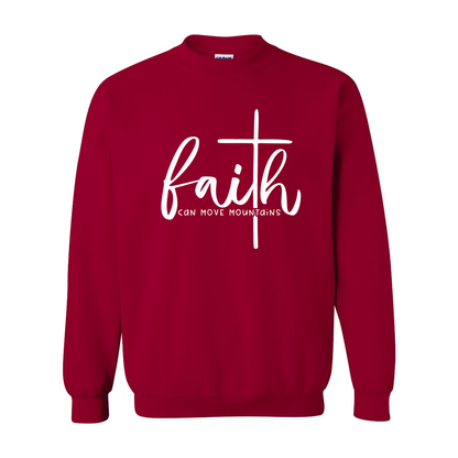 Faith Can Move Mountains Crewneck Sweatshirt