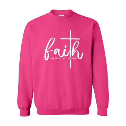 Faith Can Move Mountains Crewneck Sweatshirt